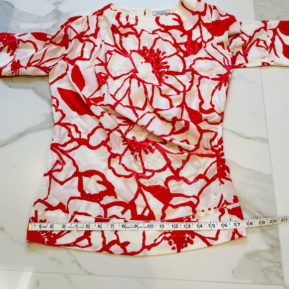 Nina Ricci Ruched Silk Blouse - Picture 9 of 10